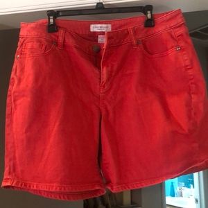 Lane Bryant denim shorts size 14